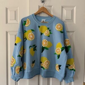 Queen of Sparkles Lemon Sweatshirt